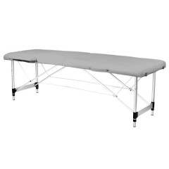 Klapp-Massageliege Alu Komfort 2-teilig Grau