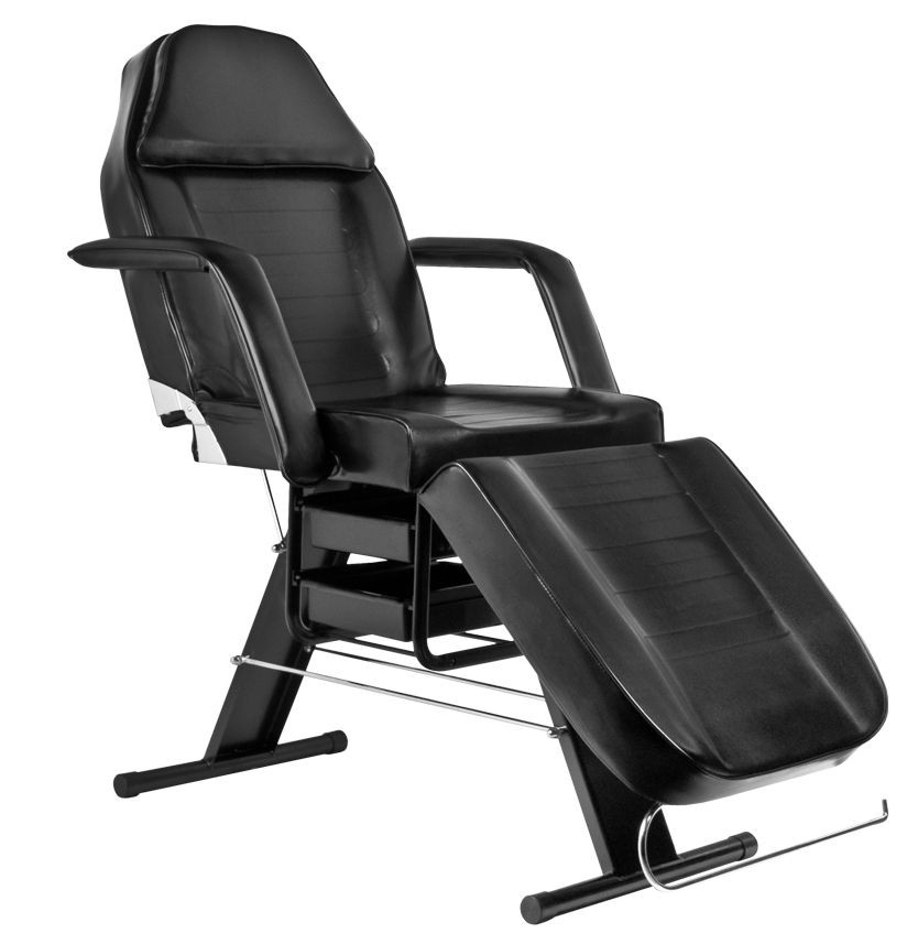 Fotel kosmetyczny A202 z kuwetami czarny main product photo