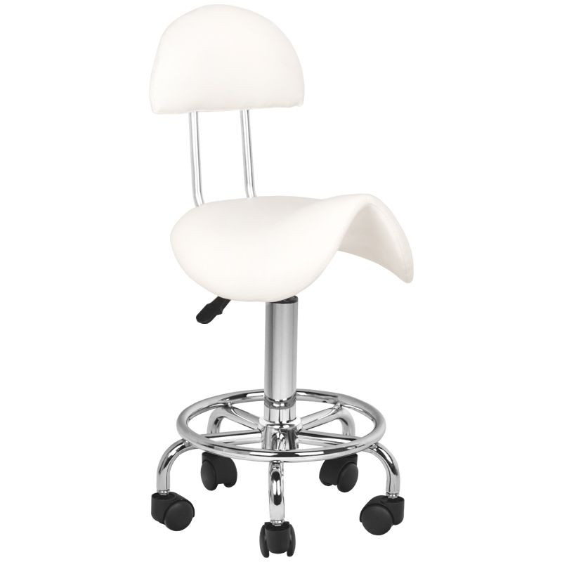 Taboret kosmetyczny 6001 biały main product photo